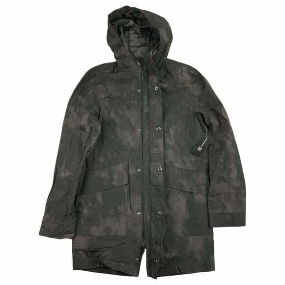 INC Mens Bradley Hooded Camo Print Jacket Black XS - Picture 2 of 6